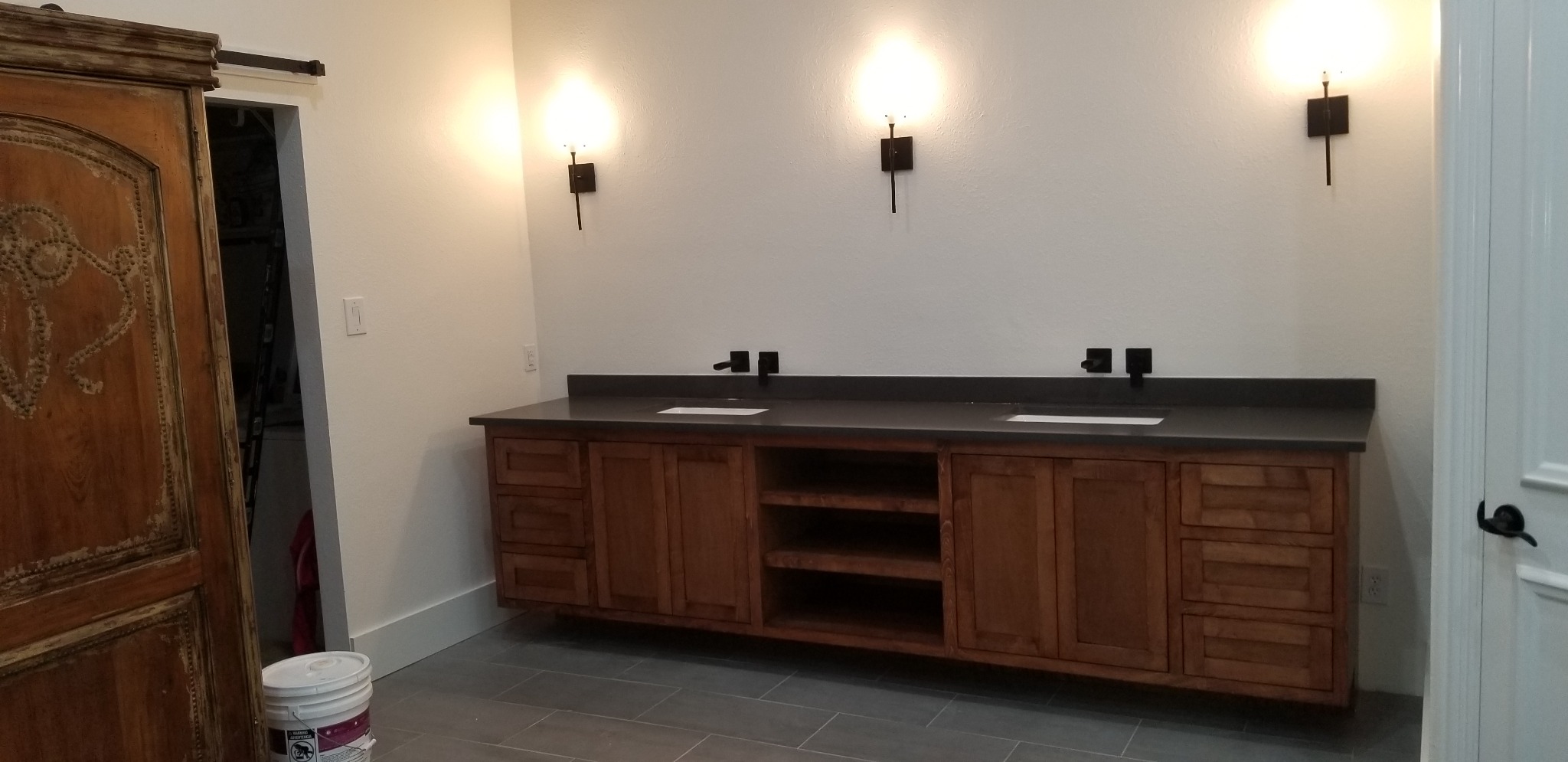 Bathroom vanity improvement
